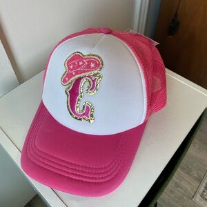 Pink “C” Trucker Hat
